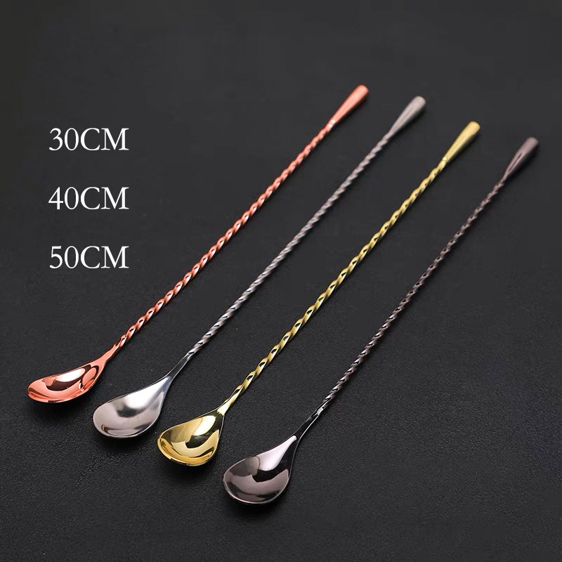 Speed Pourer Cap - 30cm/40cm/50cm Teardrop Cocktail Bar spoon Mixing