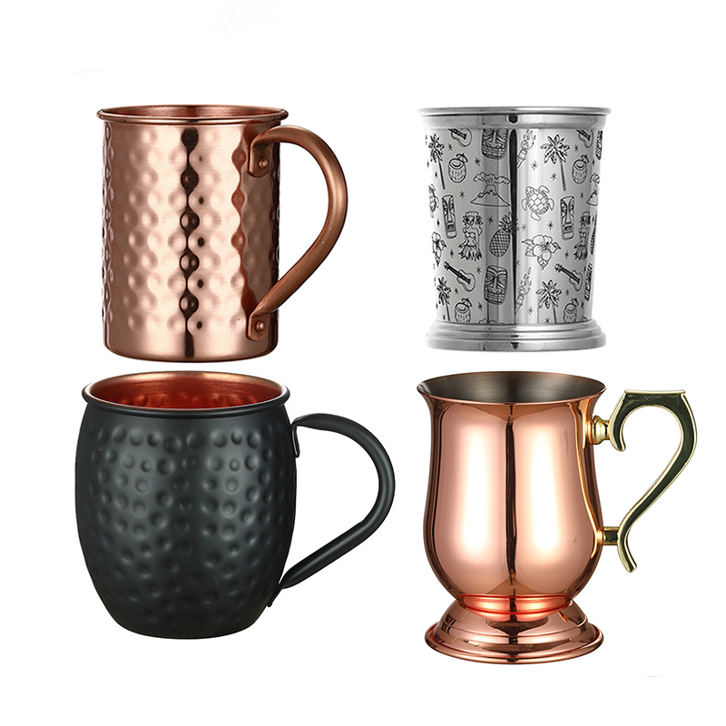Mule Copper Mug - Hammered Copper Plated Stainless Steel Moscow