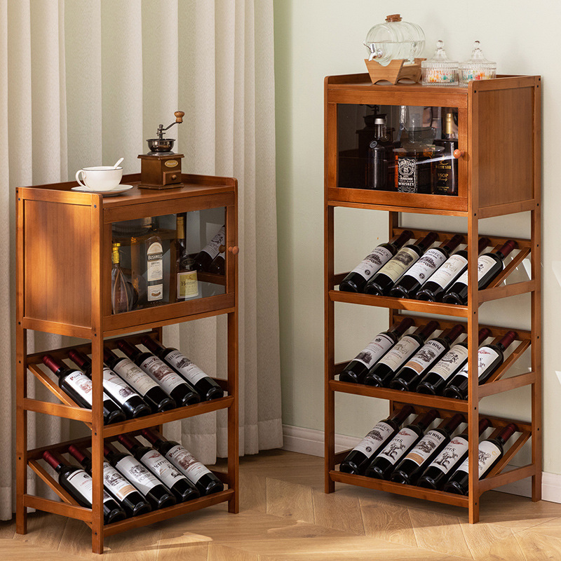 Solid Bamboo Wine Rack 3/4-Tie – обзор и цена Home Bar Shelves