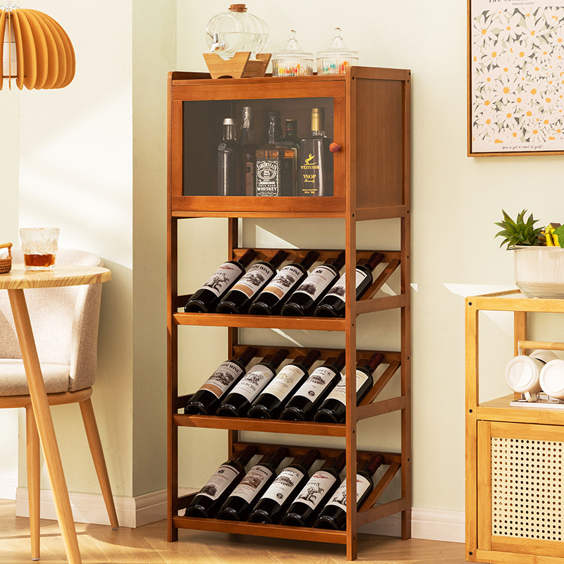 Solid Bamboo Wine Rack 3/4-Tie – обзор и цена Home Bar Shelves