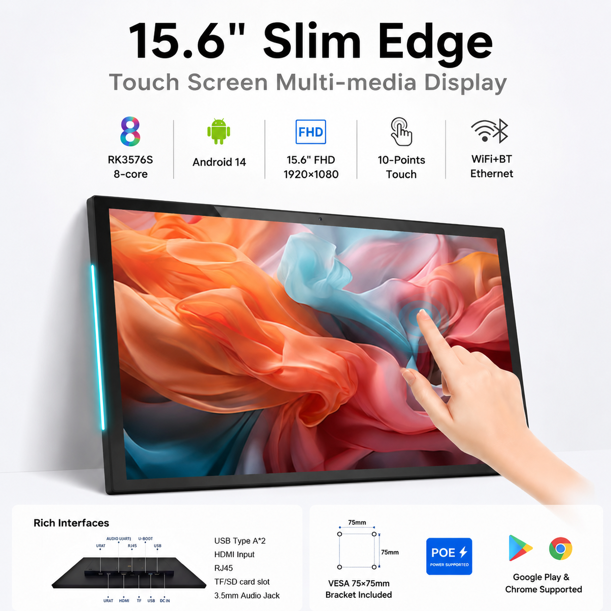 15 Inch 16:10 Wall Mount Andro – обзор и цена Home Bar Android