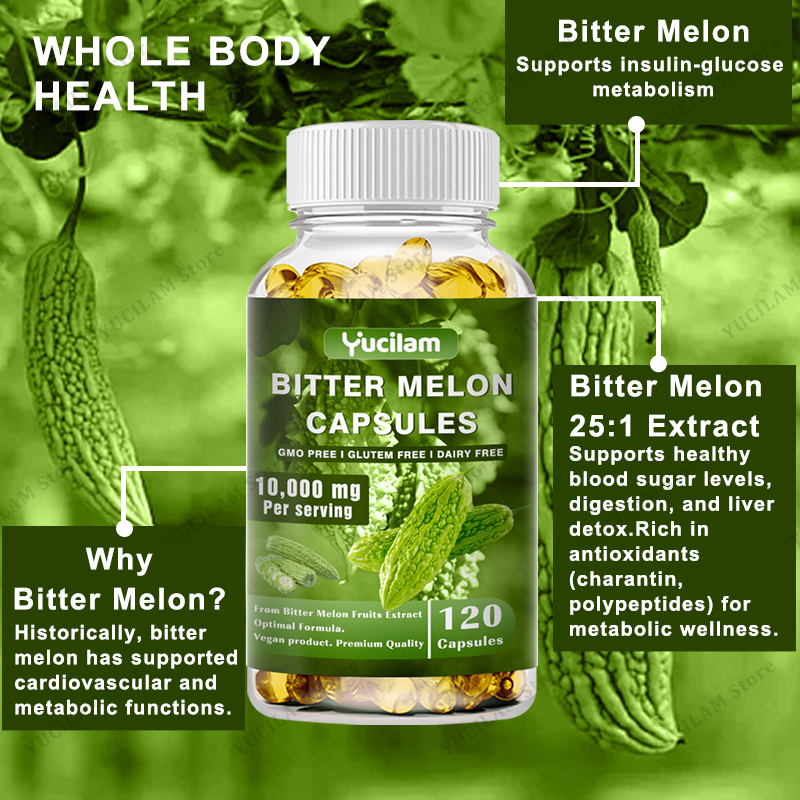 Bitter Melon - 400 Mg Per Serv – обзор и цена Bitters Bottle Set
