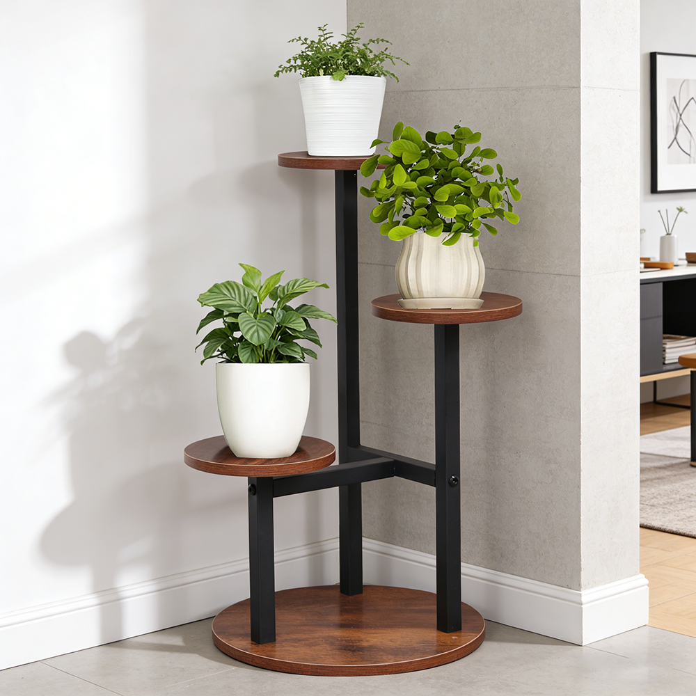 3-Tier Rustic Wood & Metal Pla – обзор и цена Home Bar Shelves