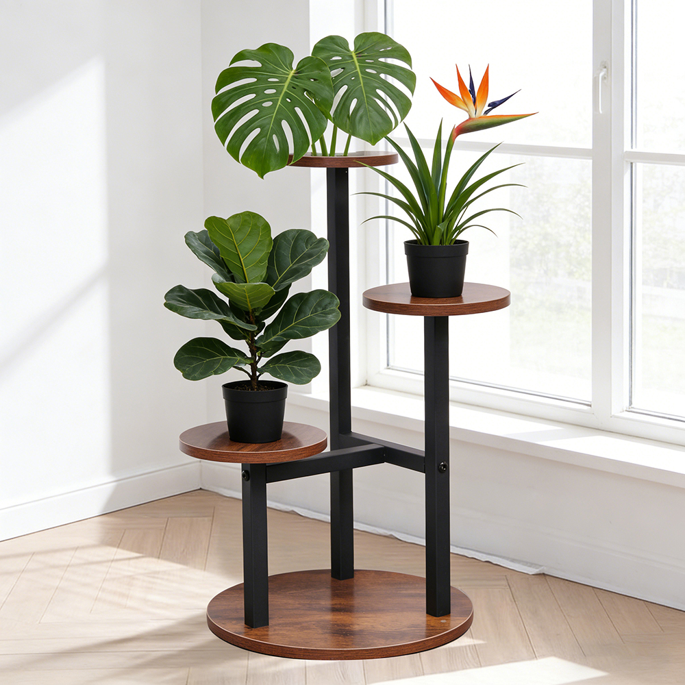 3-Tier Rustic Wood & Metal Pla – обзор и цена Home Bar Shelves