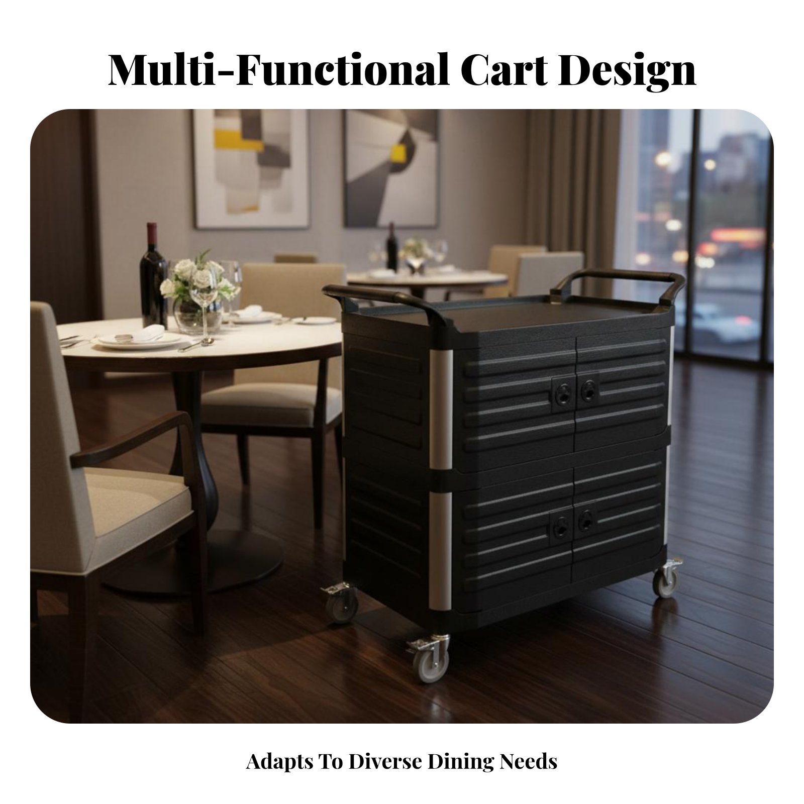 3-Tier utility Cart with caste – обзор и цена Home Bar Shelves