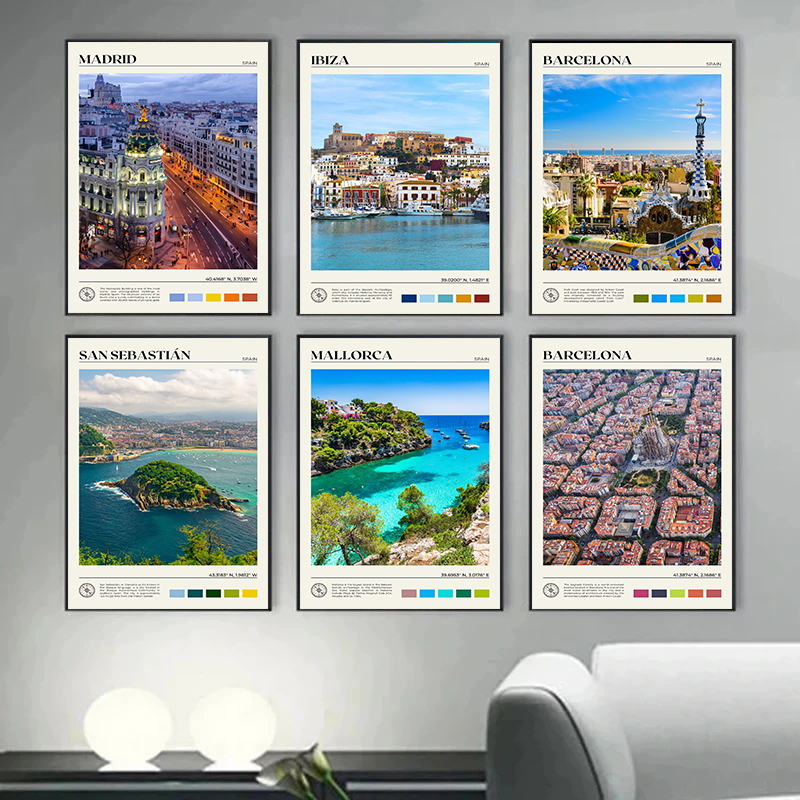 Spain Travel Scenery Poster Se – обзор и цена Home Barcelona
