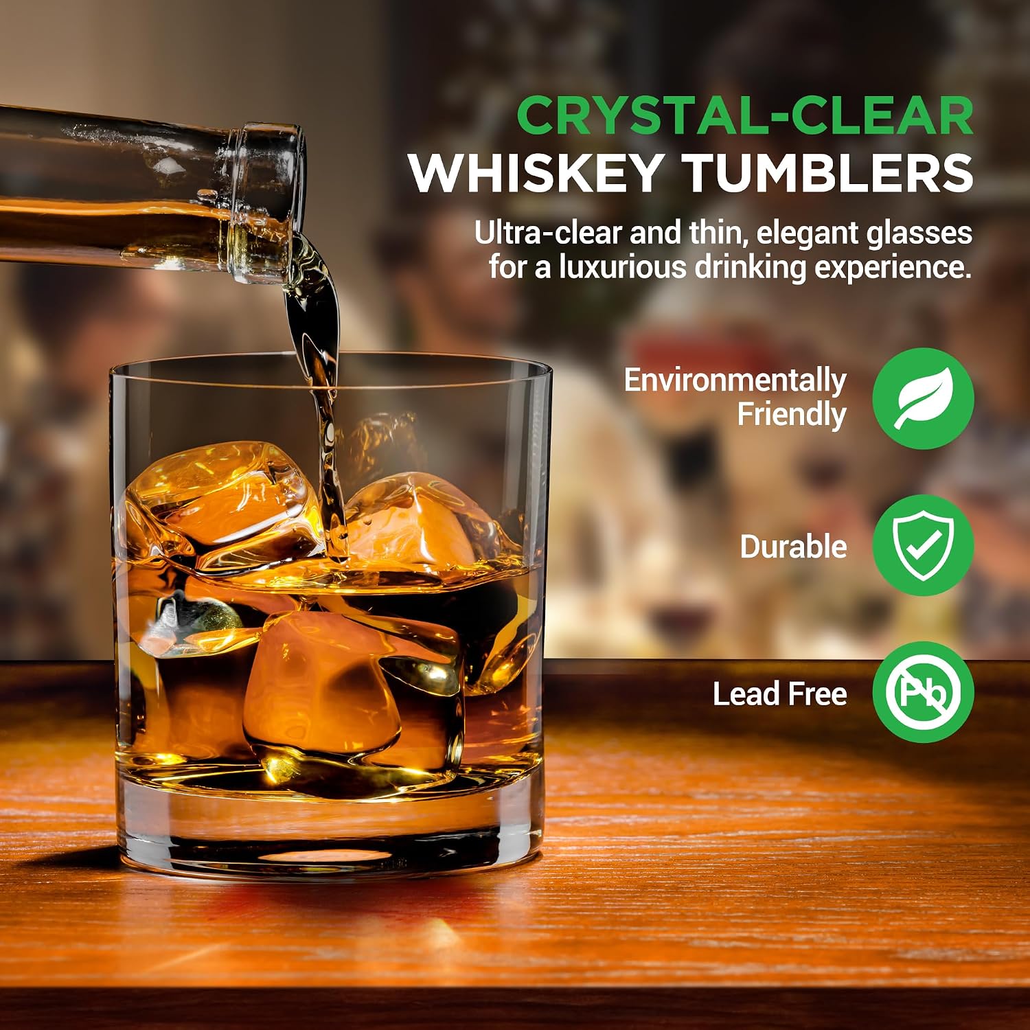 Whiskey Glass Set of 2 – 10 Oz – обзор и цена Home Bar Set