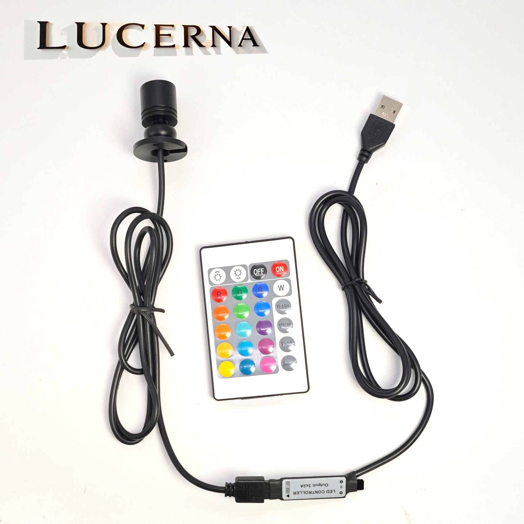 USB 5V RGB Mini LED Spotlight  – обзор и цена Home Bar And Counter