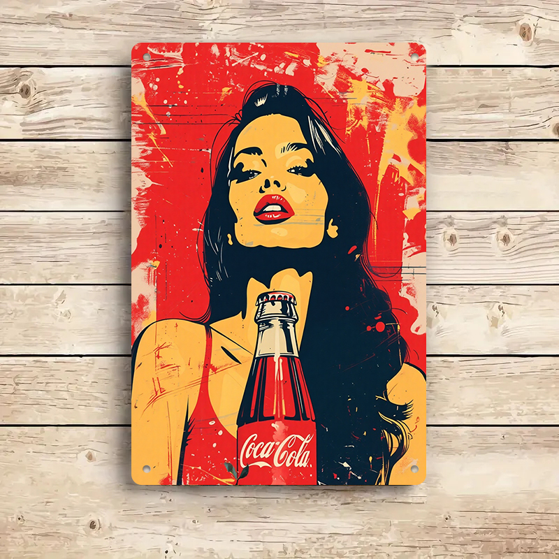 1PC 2D flat vintage Coca Cola  – обзор и цена Home Bar And Coffee