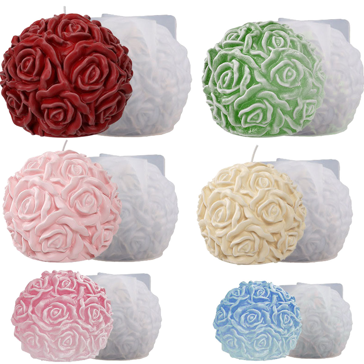 Multi Size Flower Series Candl – обзор и цена Ice Mold Sphere