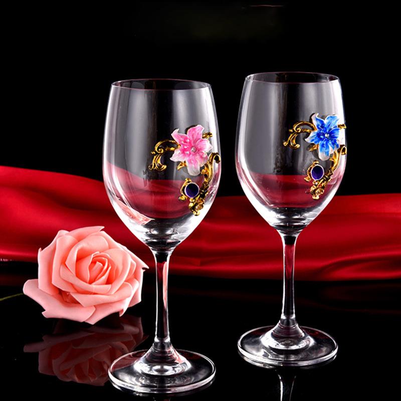 Elegant Enamel Red Wine Glasse – обзор и цена Highball Glass Set