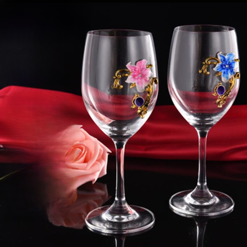 Elegant Enamel Red Wine Glasse – обзор и цена Highball Glass Set