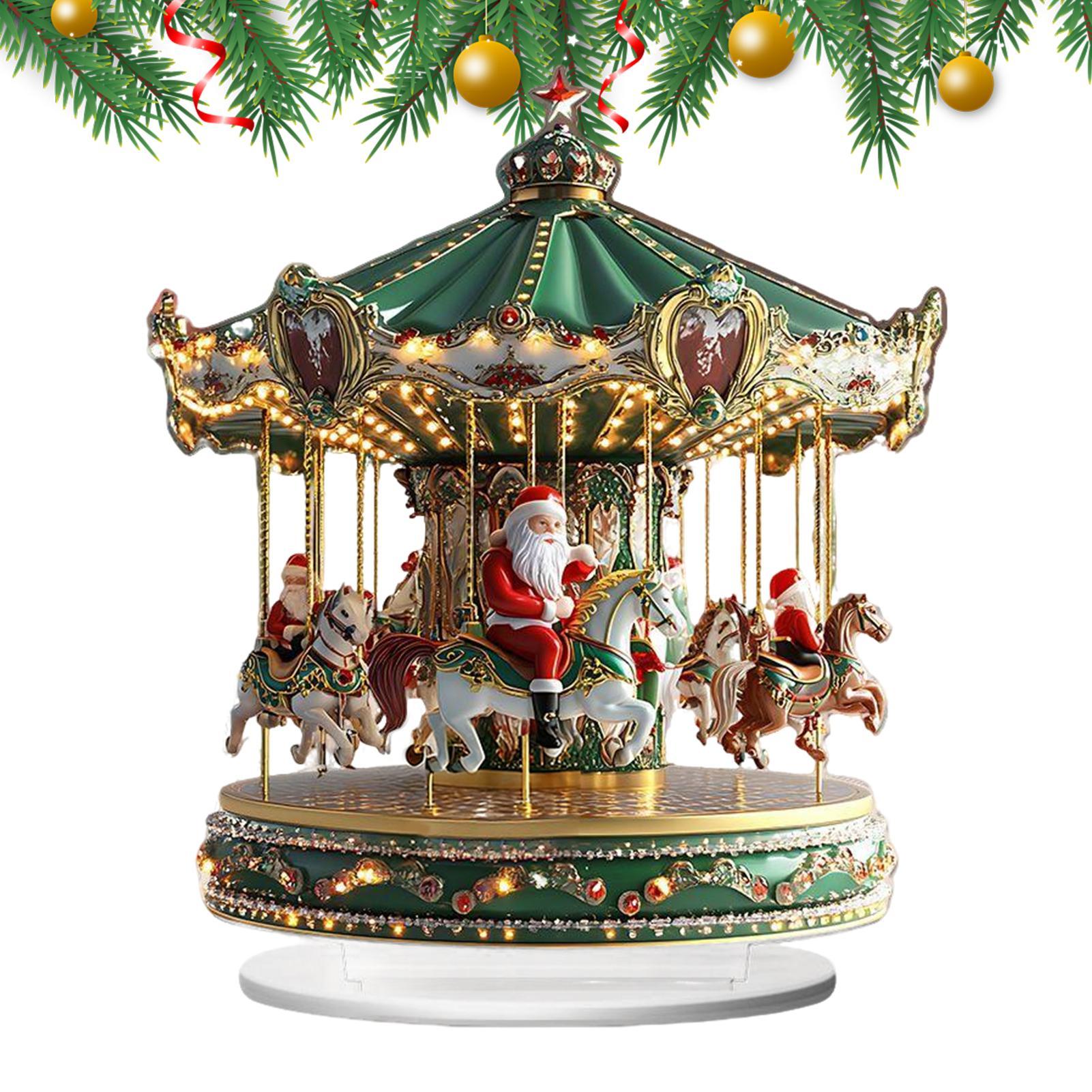 Christmas Carousel Acrylic 2D  – обзор и цена Home Bar Shelves