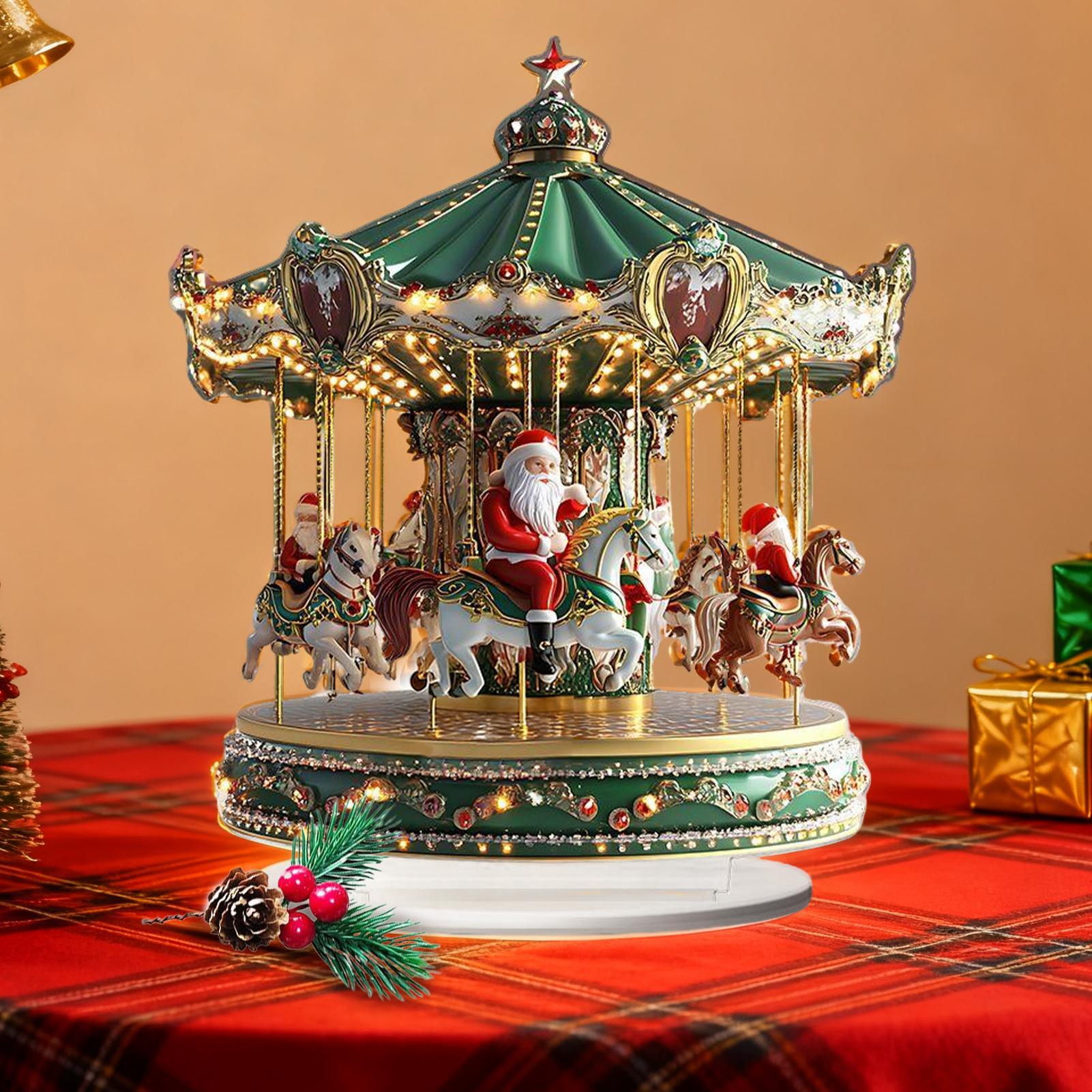 Christmas Carousel Acrylic 2D  – обзор и цена Home Bar Shelves