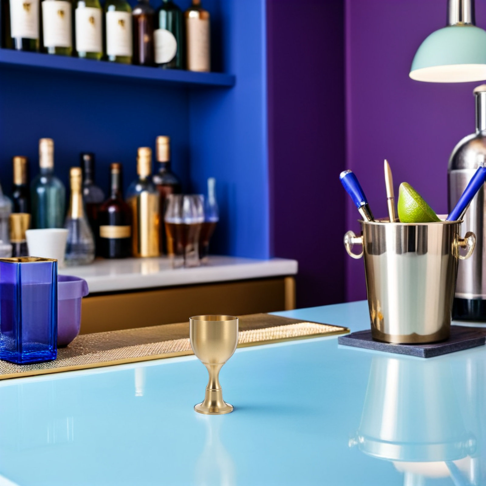 2Pcs Retro Vintage Brass Goble – обзор и цена Home Bar Set
