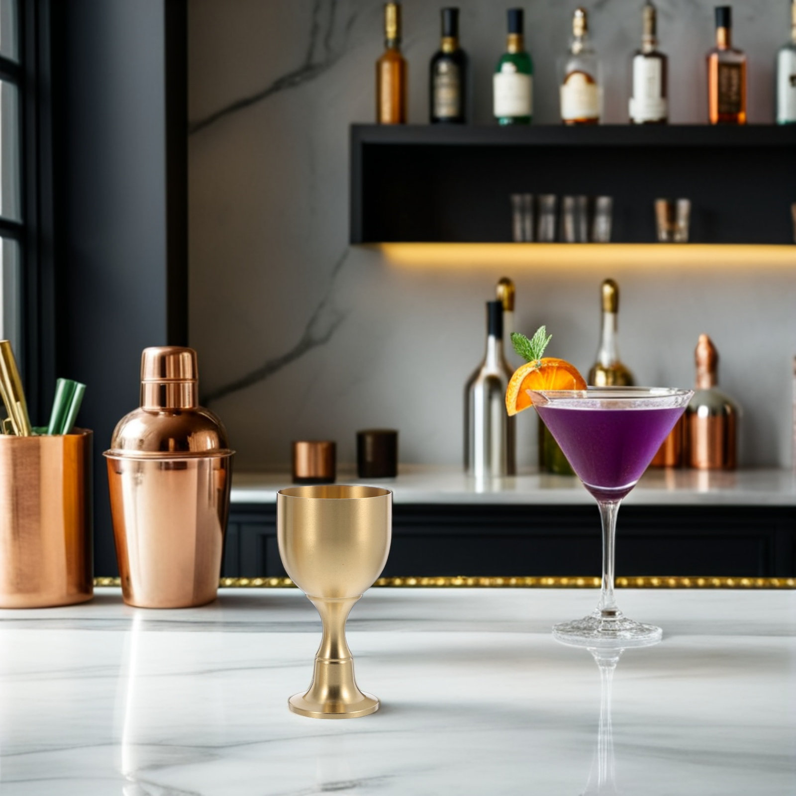 2Pcs Retro Vintage Brass Goble – обзор и цена Home Bar Set