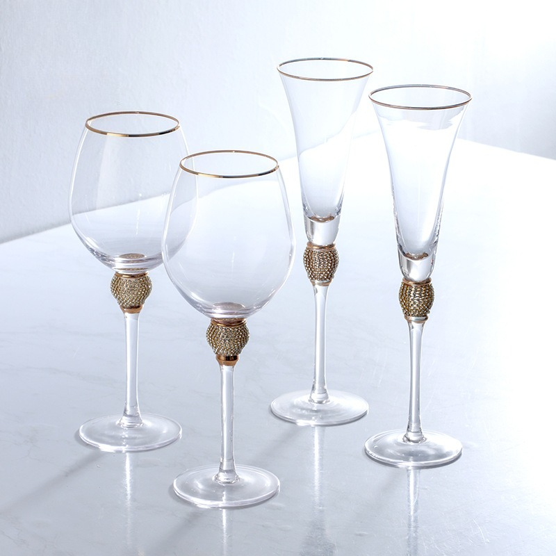Luxury Diamond Gold Rim Highba – обзор и цена Highball Glass Set