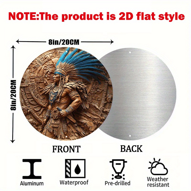 1pc Aztec Warrior 8-Inch Round – обзор и цена Home Bar Cafe