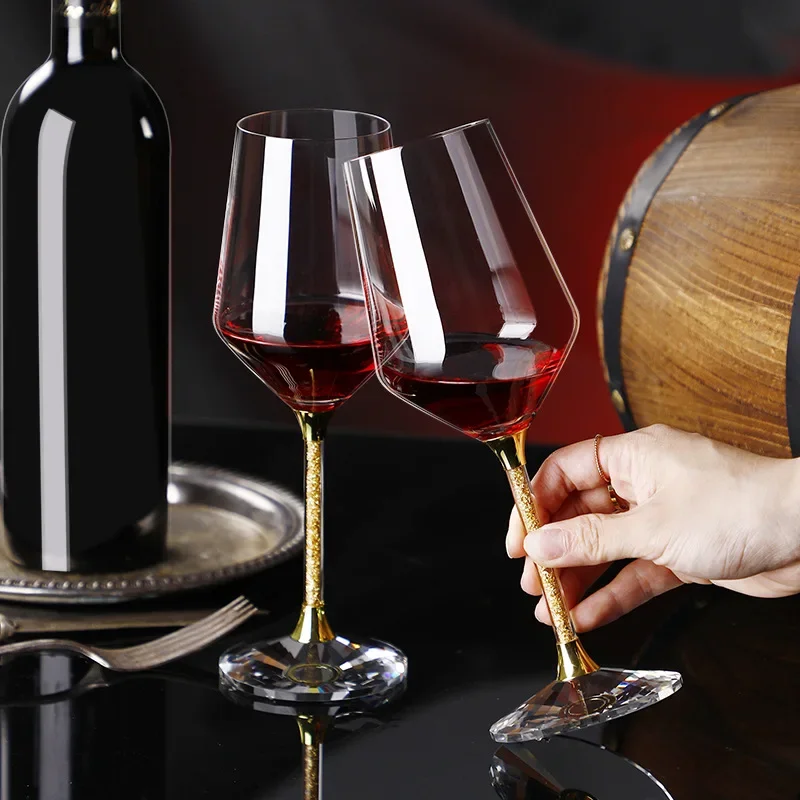 420ml Gold crystal red wine gl – обзор и цена Highball Glass Set