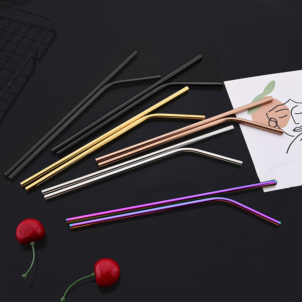 14Pcs Reusable Rose Gold Straw – обзор и цена Home Bar Shelf