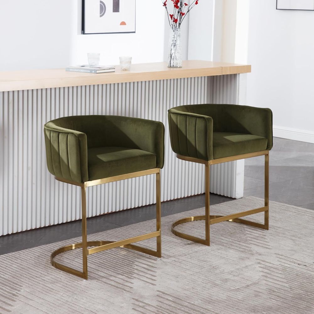 24 Velvet Upholstered Counter  – обзор и цена Home Bar And Counter