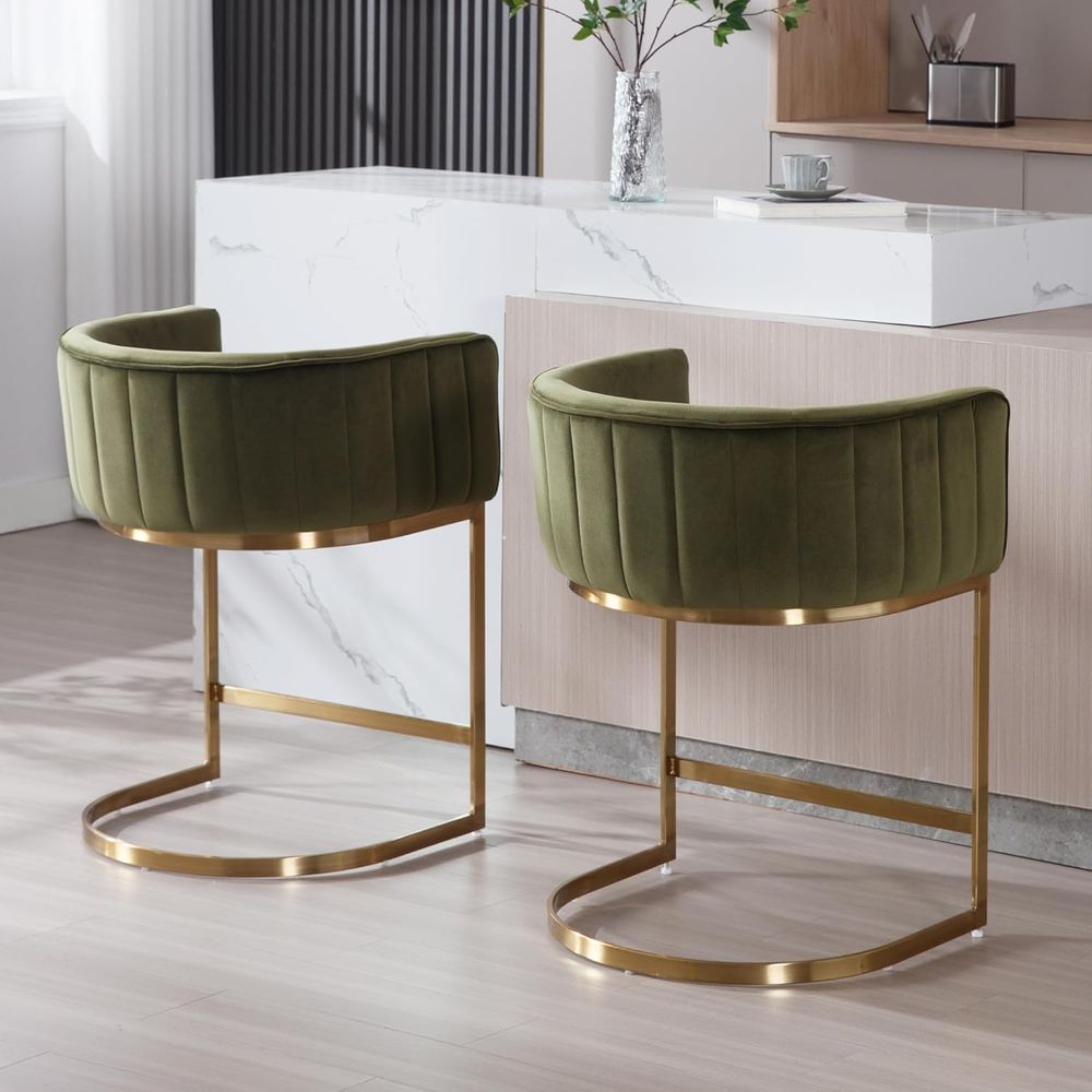 24 Velvet Upholstered Counter  – обзор и цена Home Bar And Counter