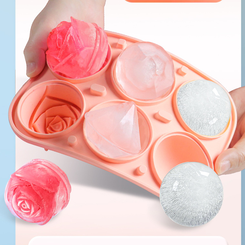 3D Rose Diamond Round Ice Cube – обзор и цена Ice Mold Sphere