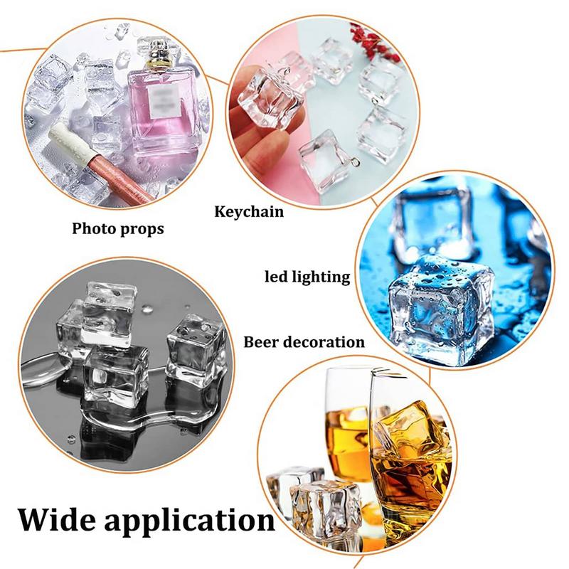 50PCS 3D Acrylic Fake Ice Cube – обзор и цена Ice Mold Sphere