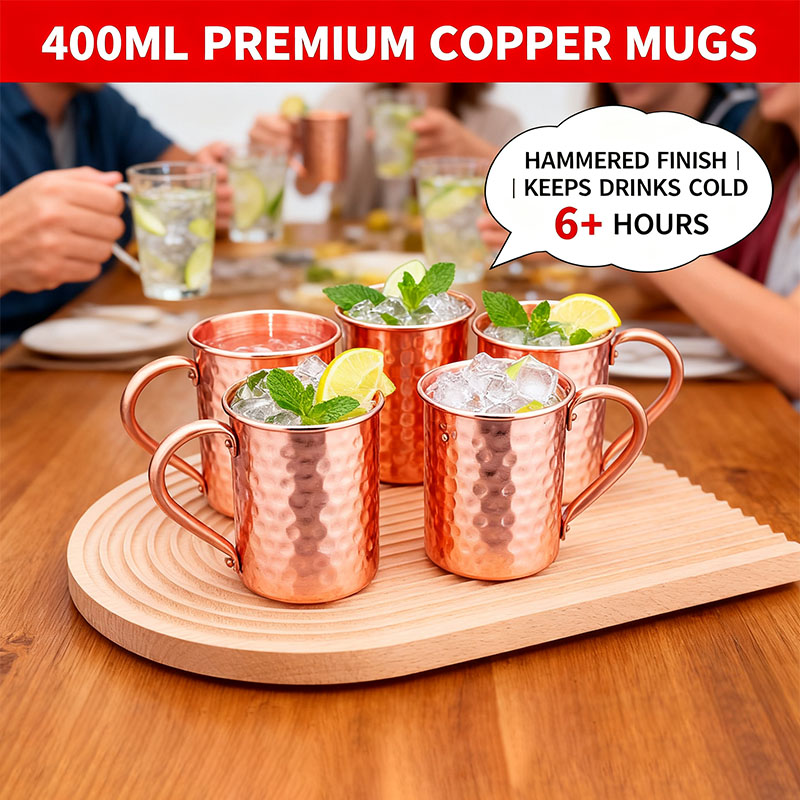 New 100% Copper Cups Pure Soli – обзор и цена Mule Copper Mug