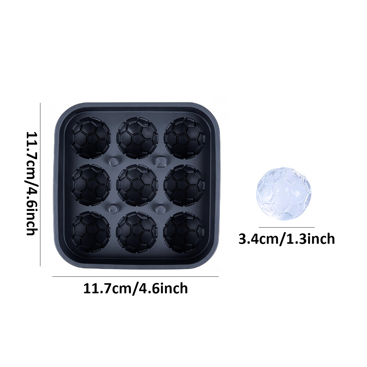 1Pcs Football-Themed Silicone  – обзор и цена Ice Mold Sphere