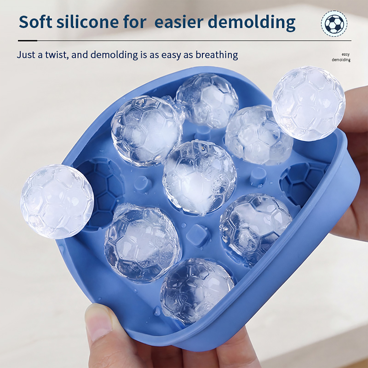 1Pcs Football-Themed Silicone  – обзор и цена Ice Mold Sphere
