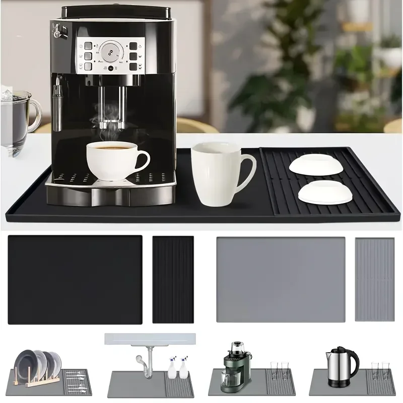 2-in-1 Silicone Coffee Bar Mat – обзор и цена Home Bar And Counter