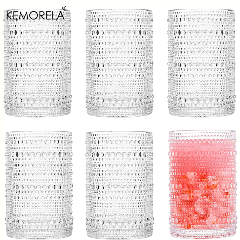 15oz Hobnail Drinking Glasses  – обзор и цена Highball Glass Set
