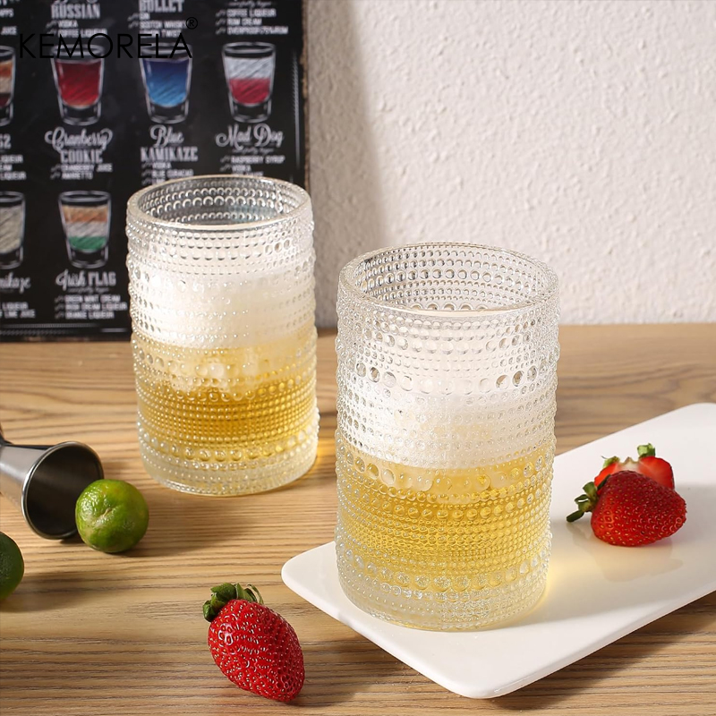 15oz Hobnail Drinking Glasses  – обзор и цена Highball Glass Set