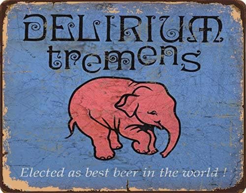 Tin Sign For Delirium Tremens  – обзор и цена Home Bar And Coffee