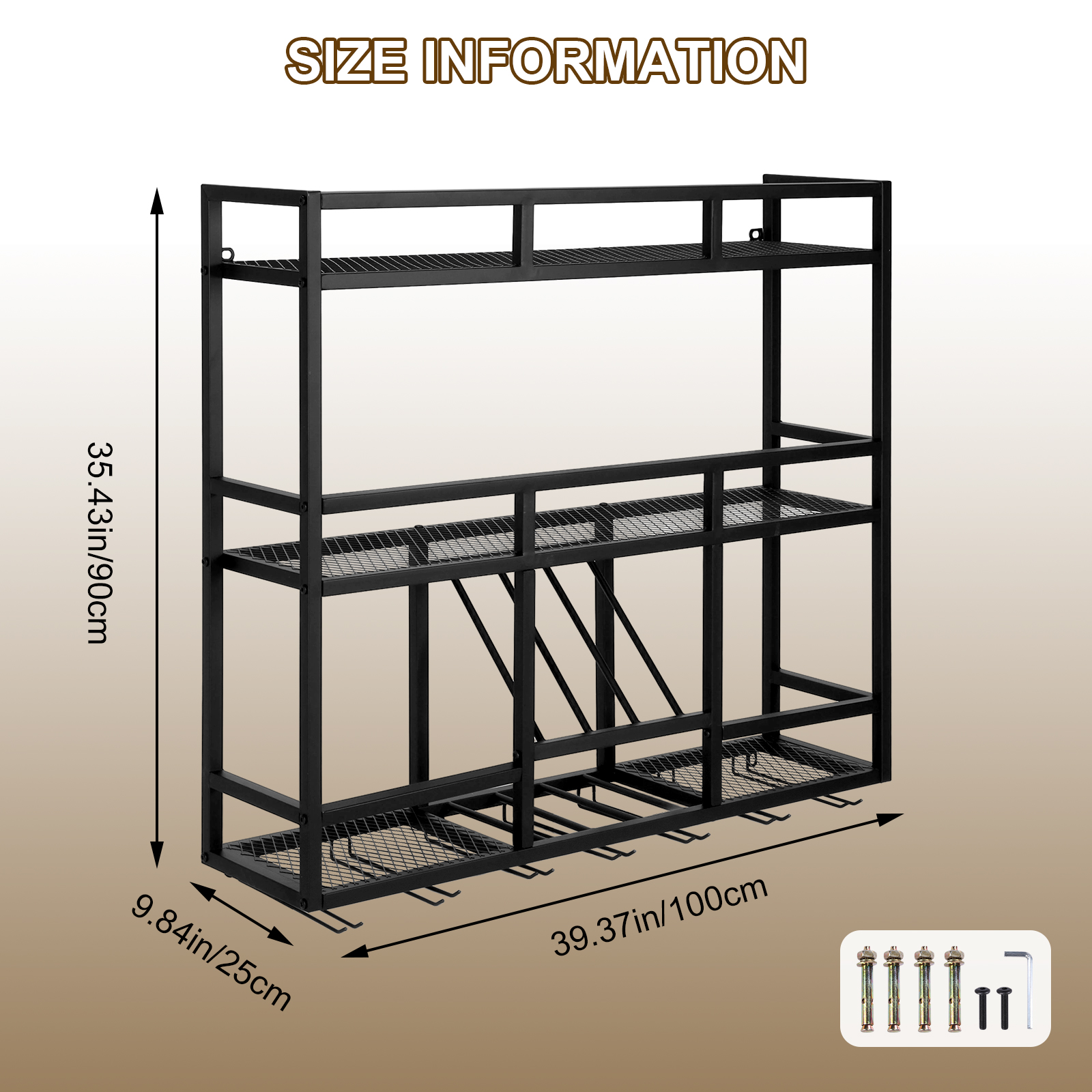 3 Tiers Bar Liquor Bottle Disp – обзор и цена Home Bar Shelves
