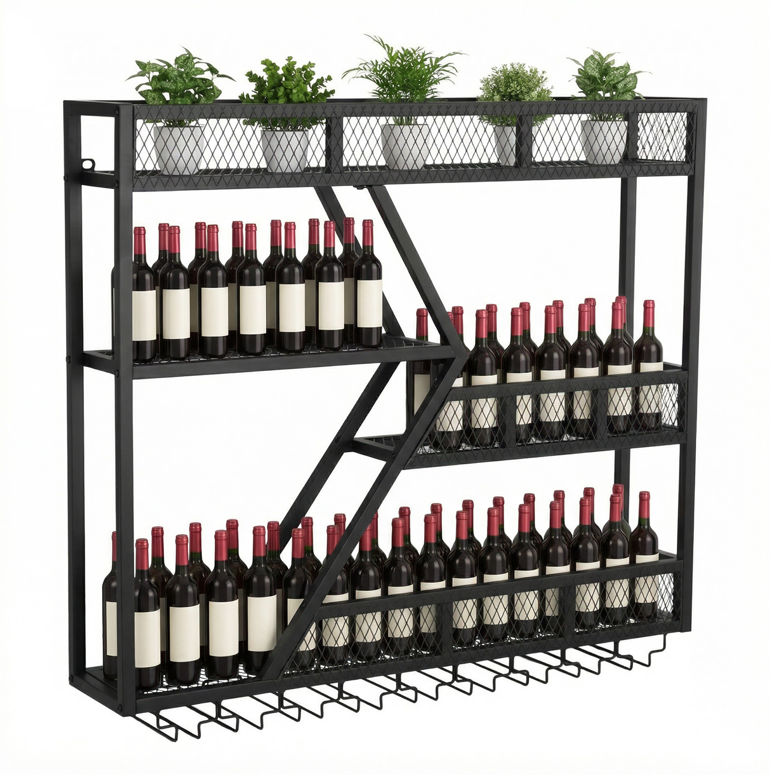 39in 3-Tiers Floating Bar Shel – обзор и цена Home Bar Shelves