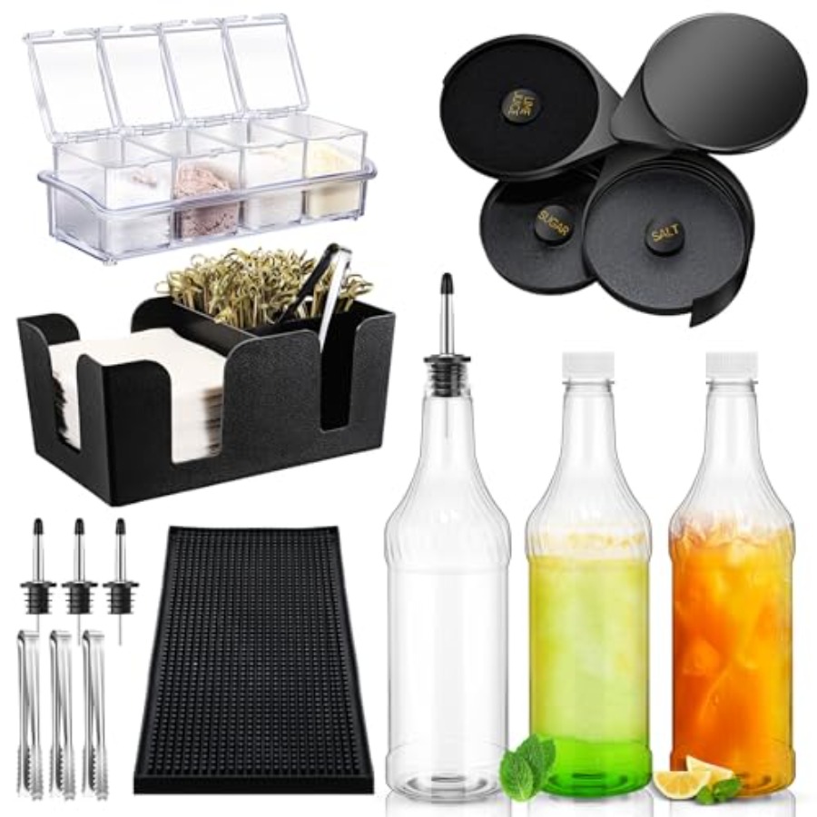 15 Pcs Bar Caddy Accessories 3 – обзор и цена Speed Pourer Cap