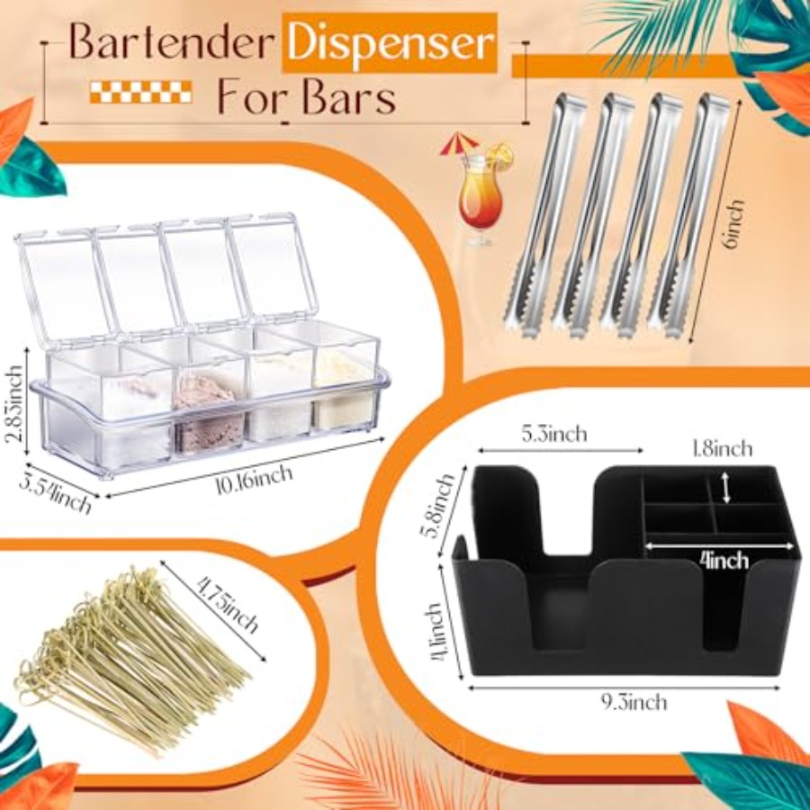 15 Pcs Bar Caddy Accessories 3 – обзор и цена Speed Pourer Cap
