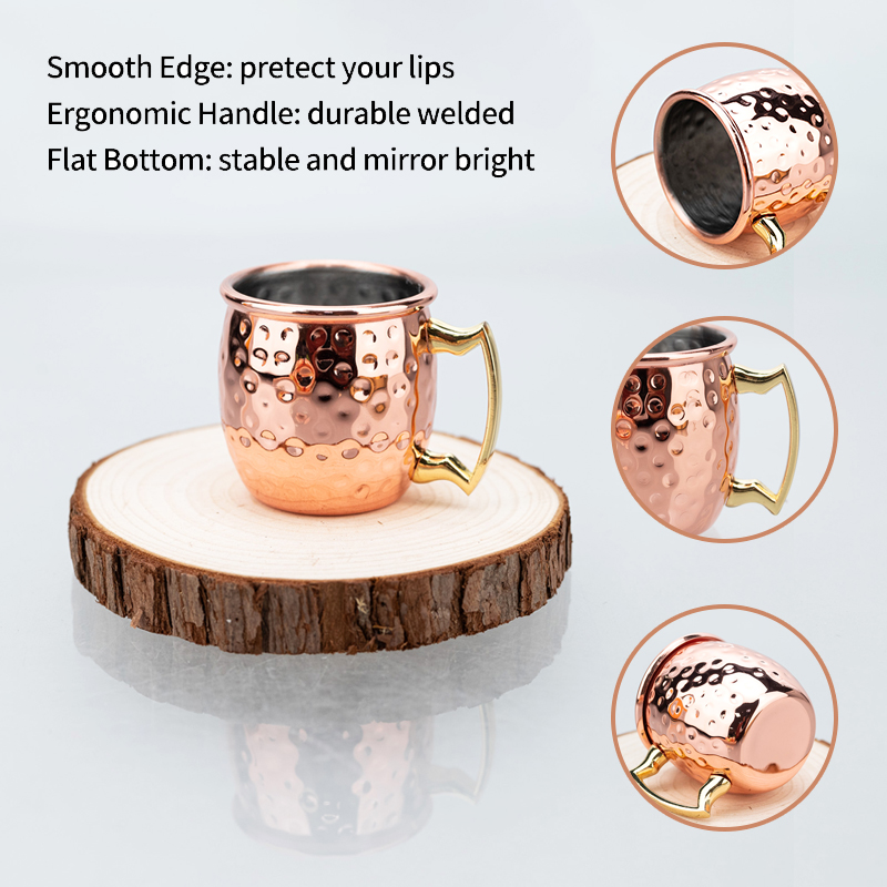 4Pcs 6Pcs 60ml Stainless Steel – обзор и цена Mule Copper Mug