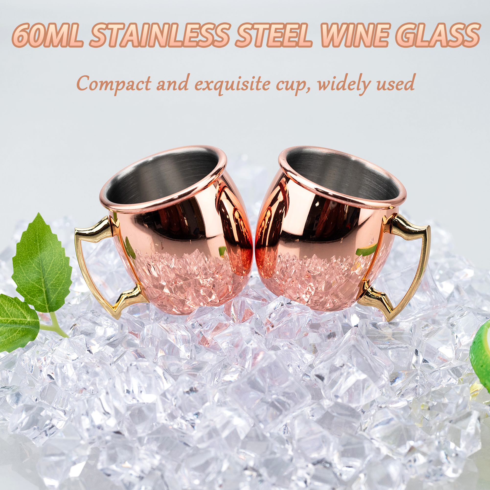 4Pcs 6Pcs 60ml Stainless Steel – обзор и цена Mule Copper Mug