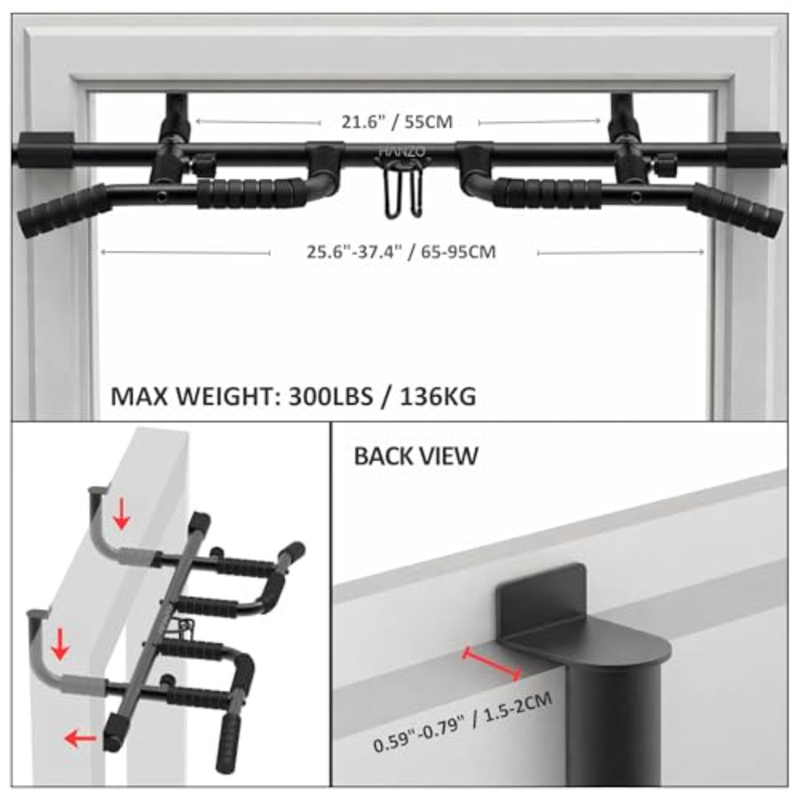 Doorway Pull Up Bar Set with S – обзор и цена Home Bar Set
