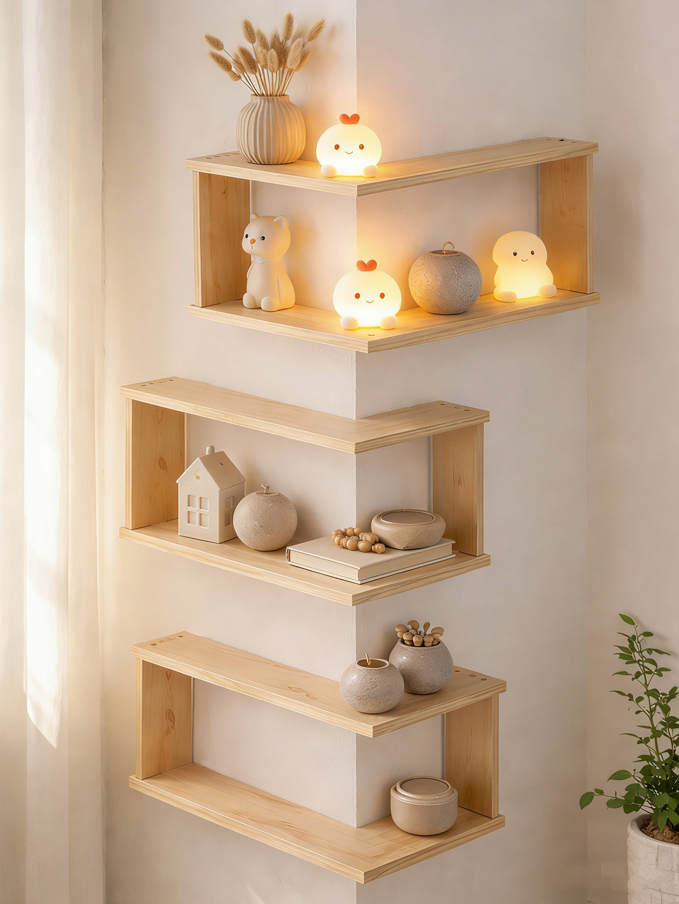 Corner Floating Wooden Shelves – обзор и цена Home Bar Shelves