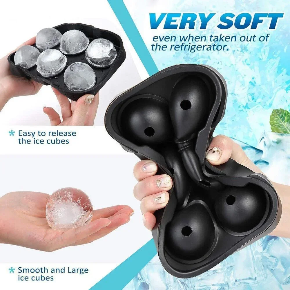 Ice Cube Tray Silicone Ice Bal – обзор и цена Ice Mold Sphere