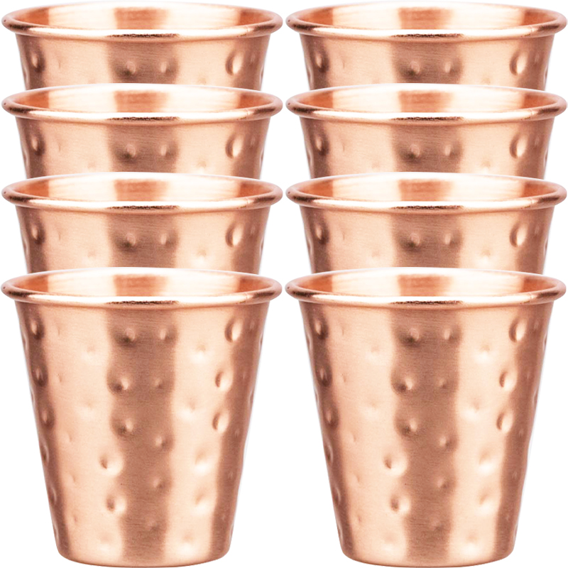 6cs 8Pcs New 100% Copper Cups  – обзор и цена Mule Copper Mug