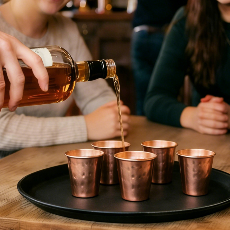 6cs 8Pcs New 100% Copper Cups  – обзор и цена Mule Copper Mug