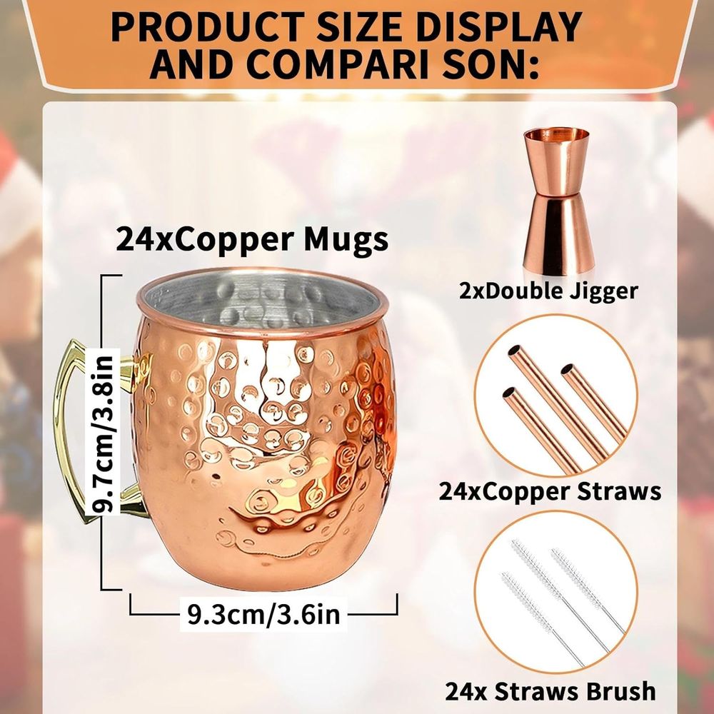 Moscow Mule Copper Mugs- Set o – обзор и цена Mule Copper Mug