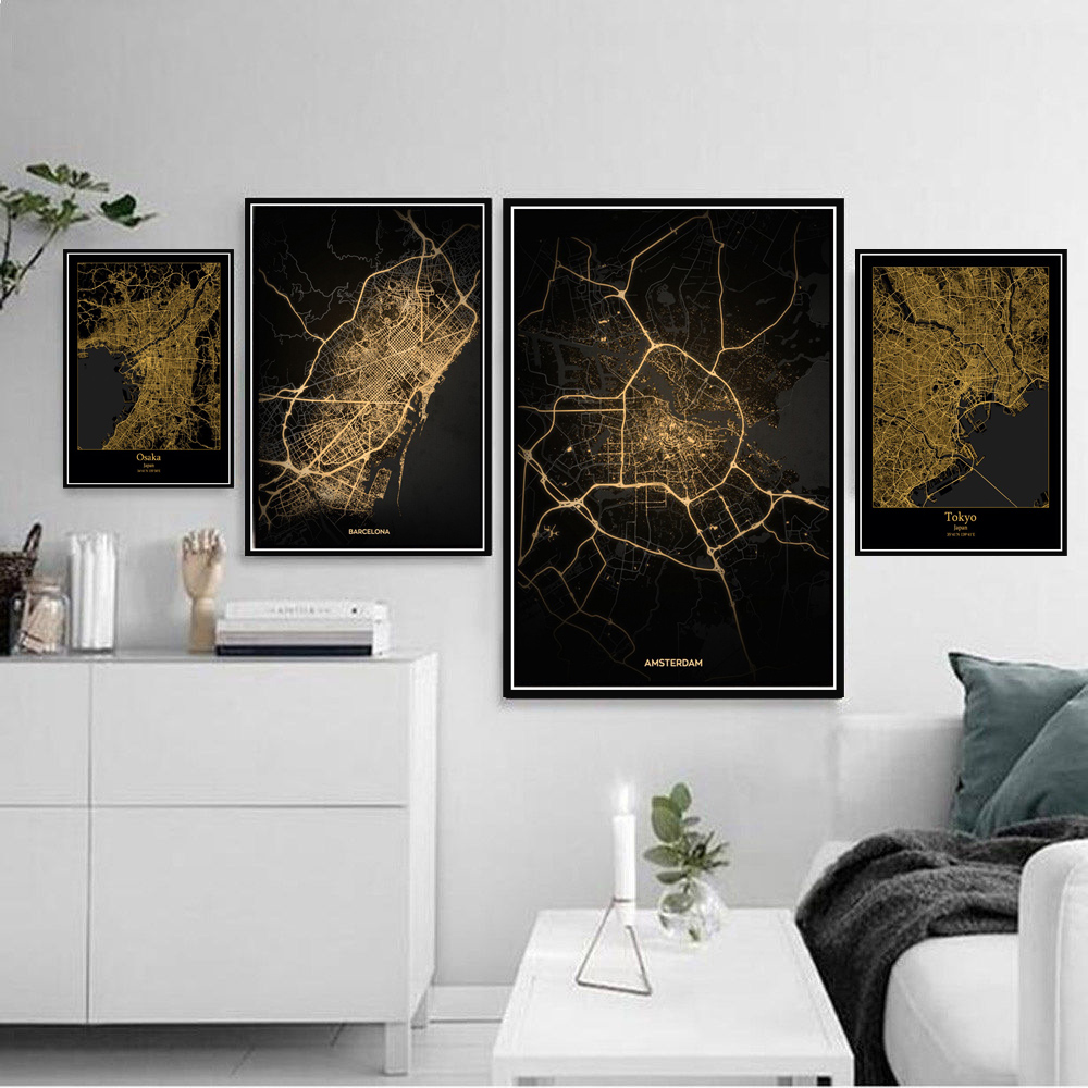 Poster Prints Amsterdam Tokyo  – обзор и цена Home Barcelona