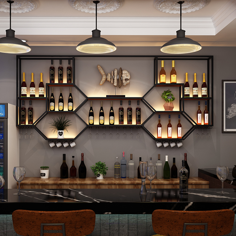 Metal Shelves Wine Cabinet Liv – обзор и цена Home Bar Shelves