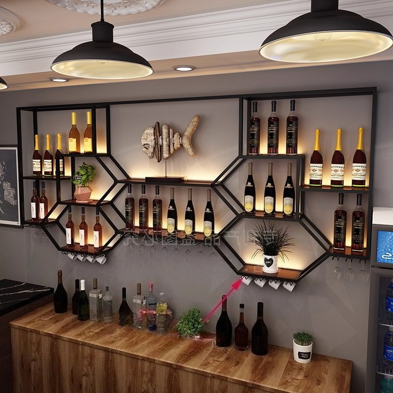 Metal Shelves Wine Cabinet Liv – обзор и цена Home Bar Shelves